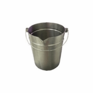BALDE DE INOX COM ALÇA