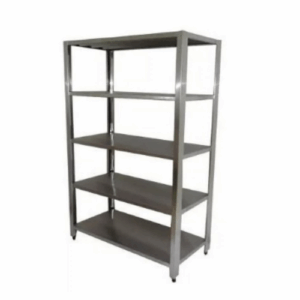 ESTANTE DE INOX COM PRATELEIRAS