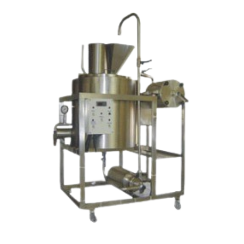 Linha leite de soja compacta e vaca mecânica em aço inox AISI-304. Equipamentos eficientes, compactos e ideais para alta produtividade.