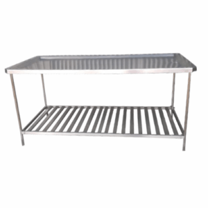 MESA COM ABAS E SAÍDA PARA DRENO