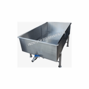 TANQUE SIMPLES EM AÇO INOX AISI-304